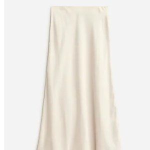 J.Crew Gwyneth Slip Skirt (cream)